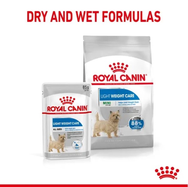 Royal Canin Light Weight Care Mini - Пълноценна суха храна за кучета от дребни породи с наднормено тегло